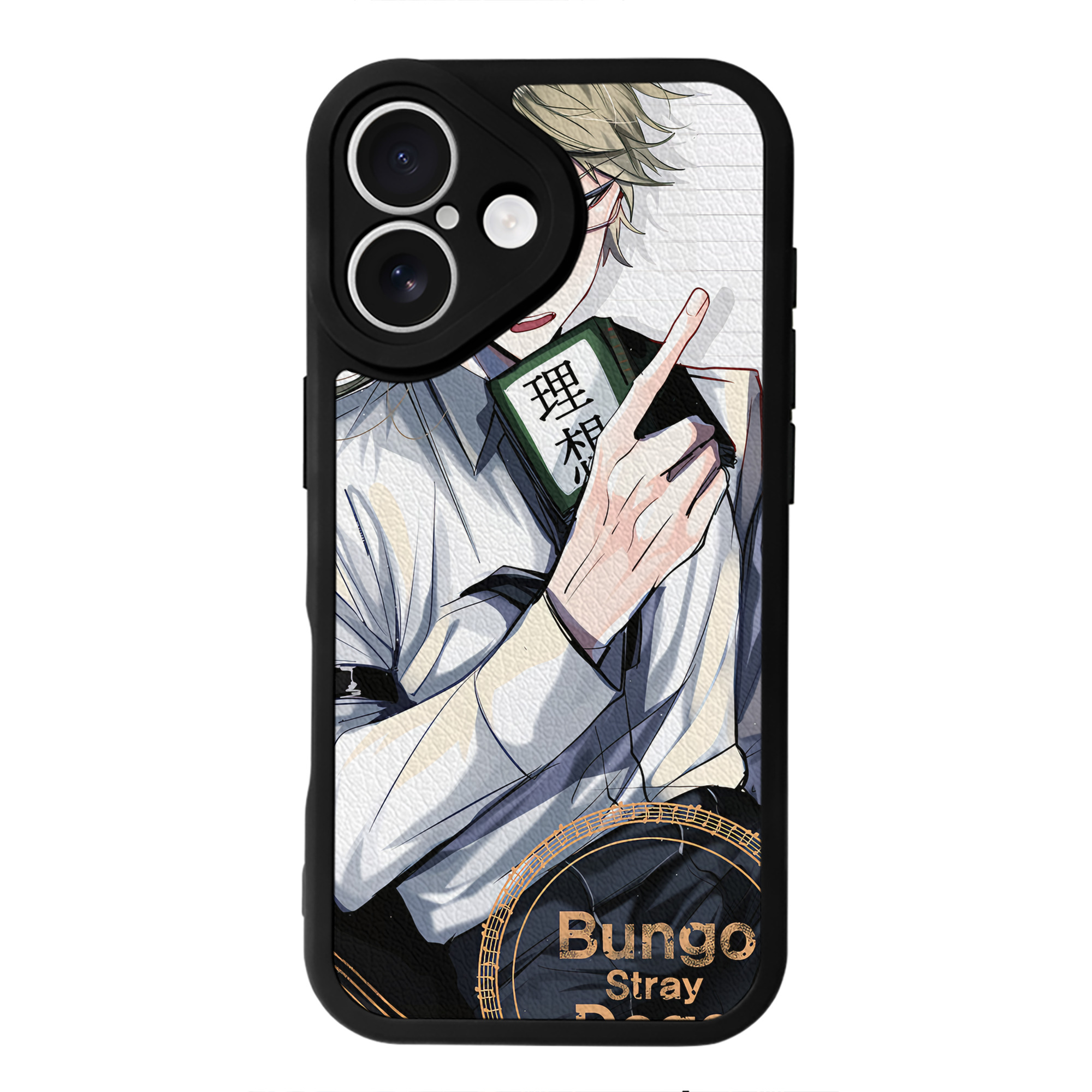 （画像用） 文豪ストレイドッグス Bungo Stray Dogs 【iPhone 16シリーズ対応】シリコンスマホケース（レザー調） 材質：シリコン